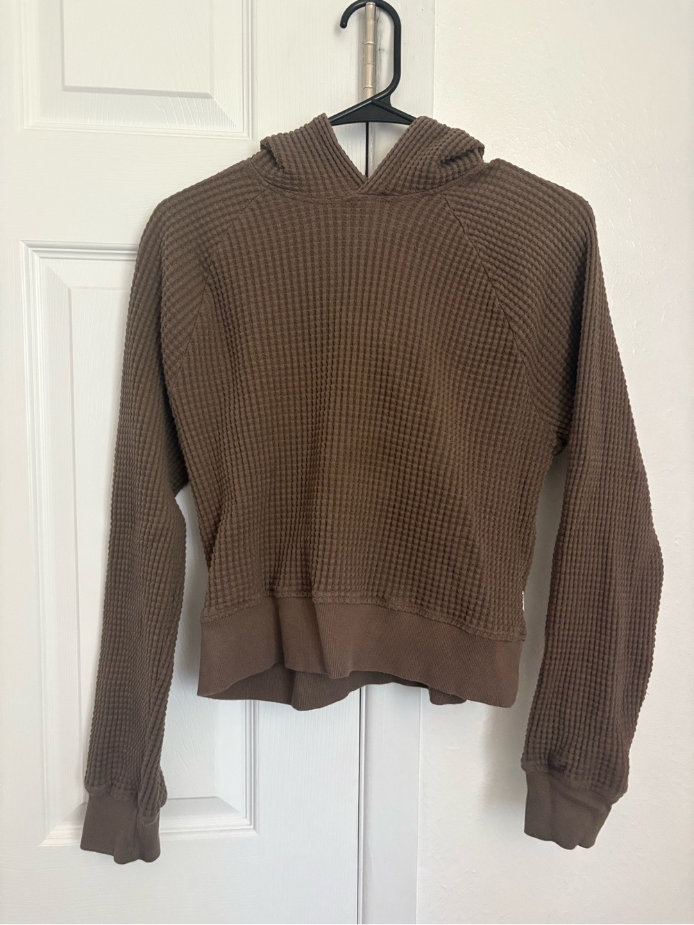 The North Face Women's Brown Waffle-Knit Top